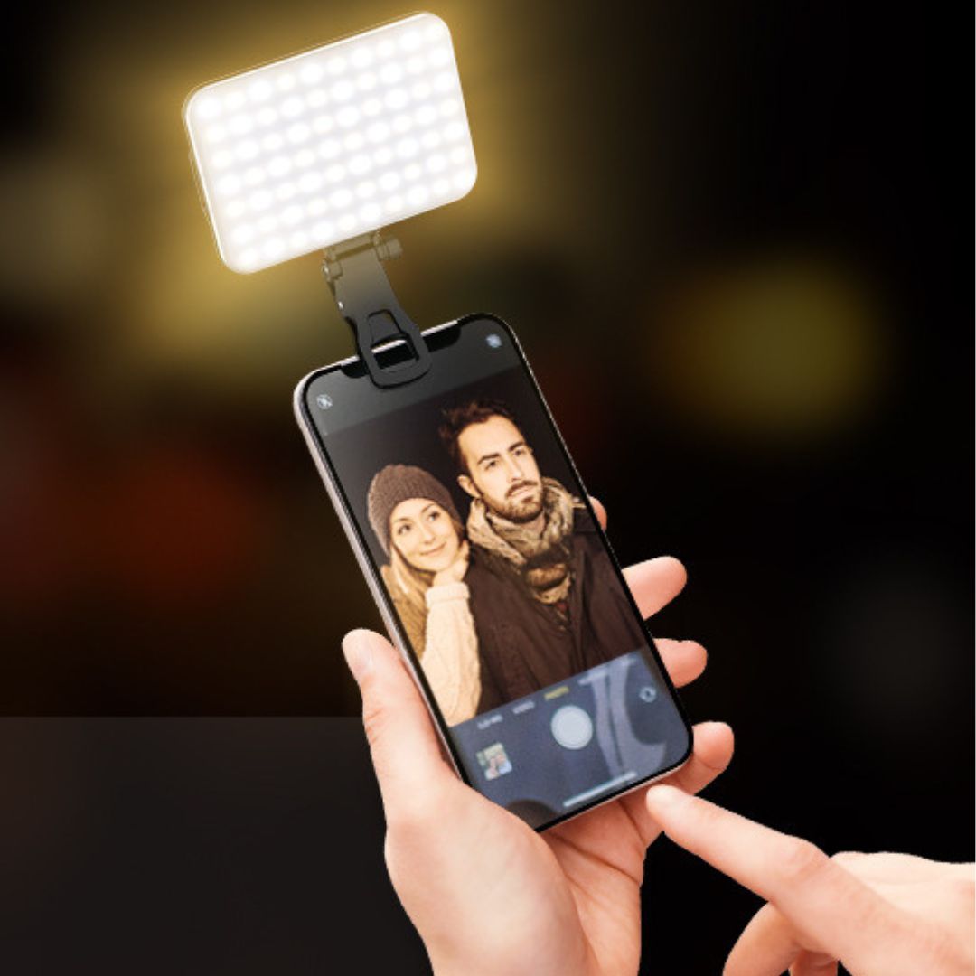 LED ライト スマホ カメラ ipad用 充電式 ポータブルライト セット