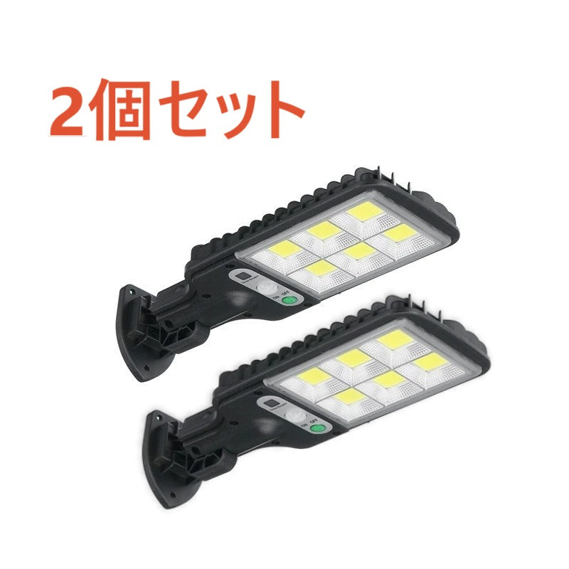 6LEDソーラーライト 2個セット ミニ 手のひらサイズ 屋外ウォールランプ 庭 キャンプ 装飾用 DIY