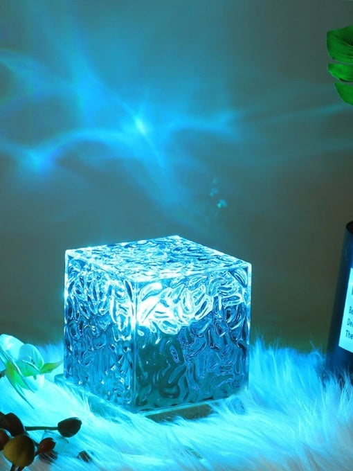 LEDライトオーロラ ライト プロジェクターライト16色 水の流れを感じる ランプ 多用途 癒しランプ 間接照明 セット