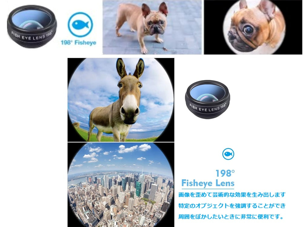 電話レンズセット 10 in 1 魚眼広角マクロレンズ CPL フィルター万華鏡 + 2X 望遠鏡レンズスマートフォン用