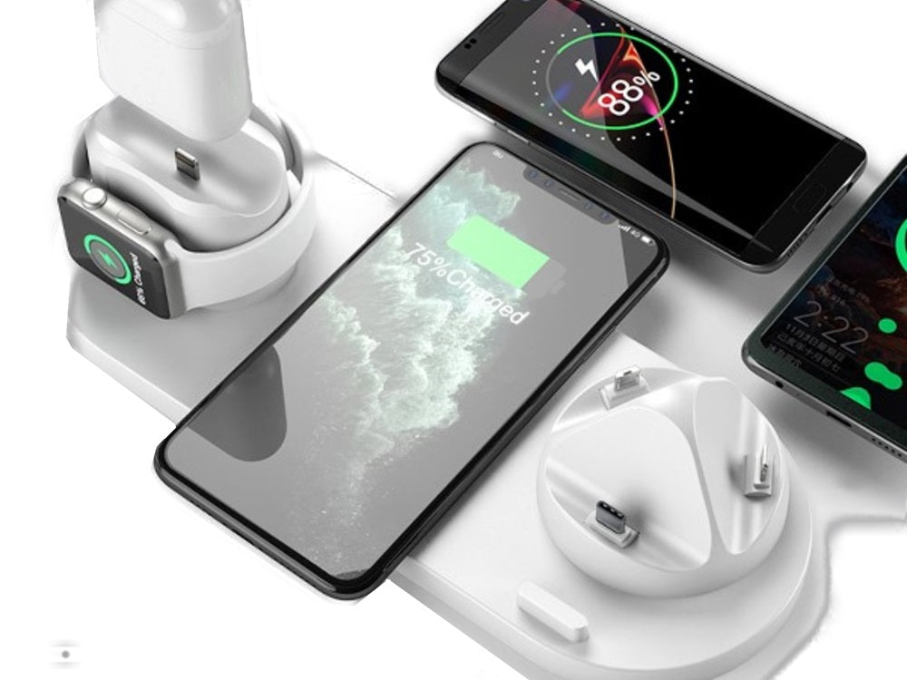 iphone/android対応 QI充電器 iphone 充電器 ワイヤレス アップルウォッチ applewatch充電器