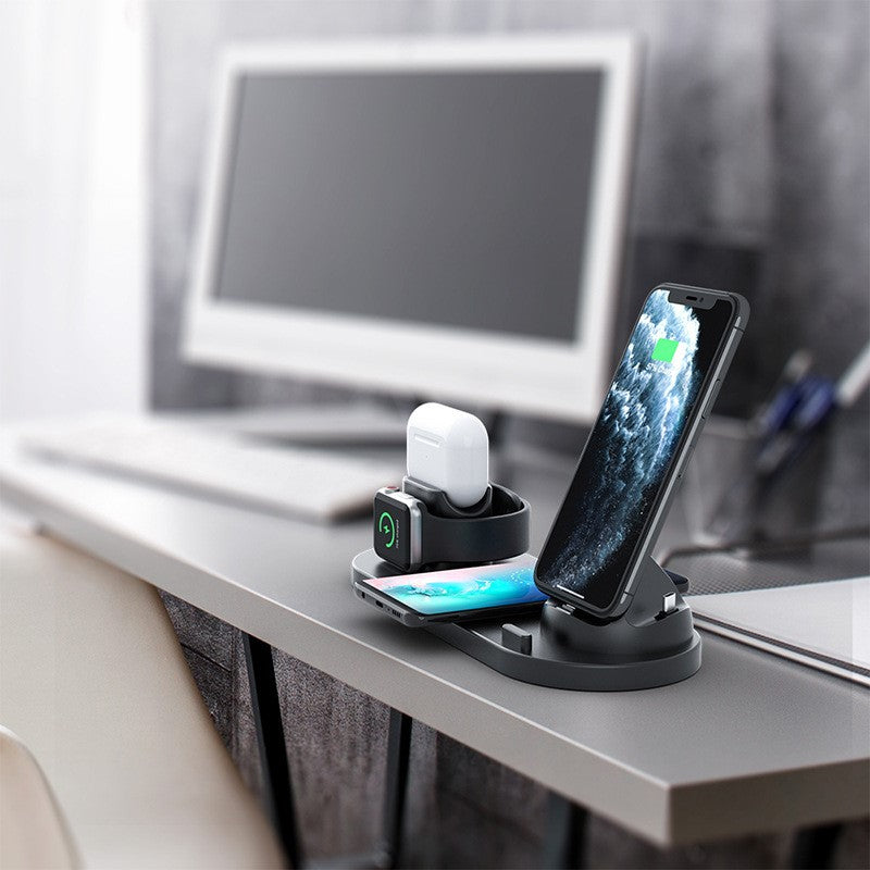 iphone/android対応 QI充電器 iphone 充電器 ワイヤレス アップルウォッチ applewatch充電器