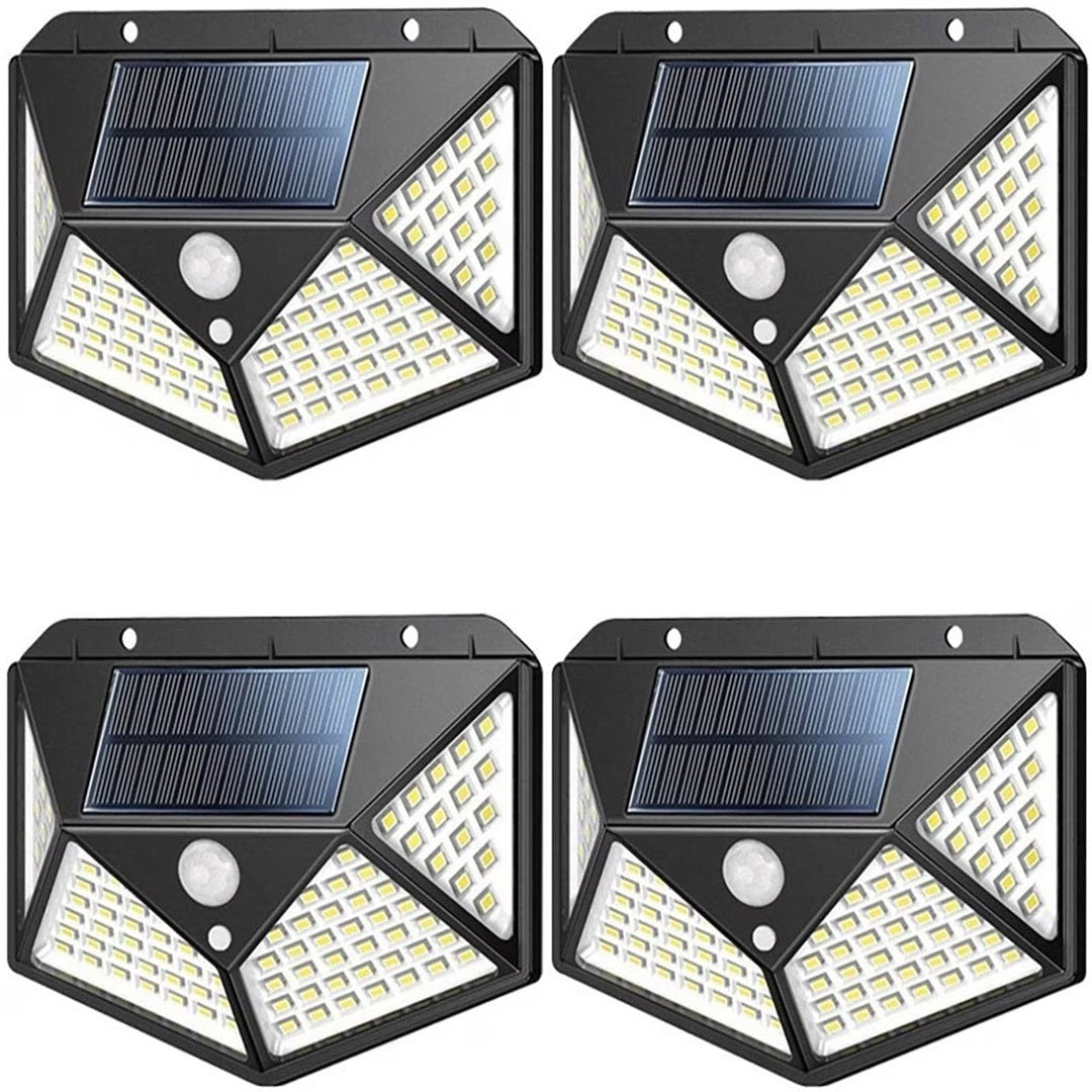 LED ソーラーライト 防水 屋外 100個のLED 防犯 庭 玄関 ミニ コンパクト