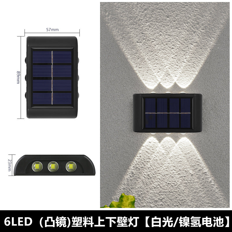 ソーラー LED 屋外ライトミニ ソーラー照明センサーランプ 2個セット
