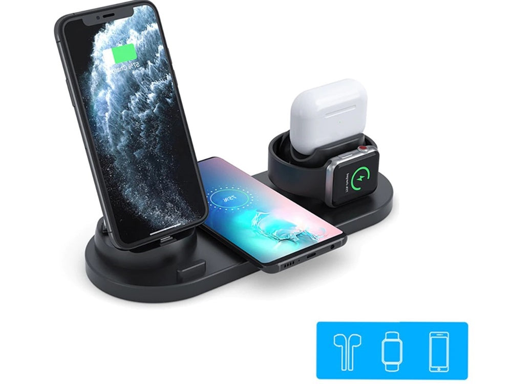 iphone/android対応 QI充電器 iphone 充電器 ワイヤレス アップルウォッチ applewatch充電器