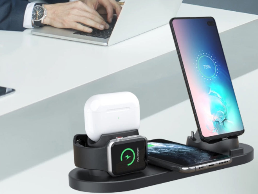 iphone/android対応 QI充電器 iphone 充電器 ワイヤレス アップルウォッチ applewatch充電器
