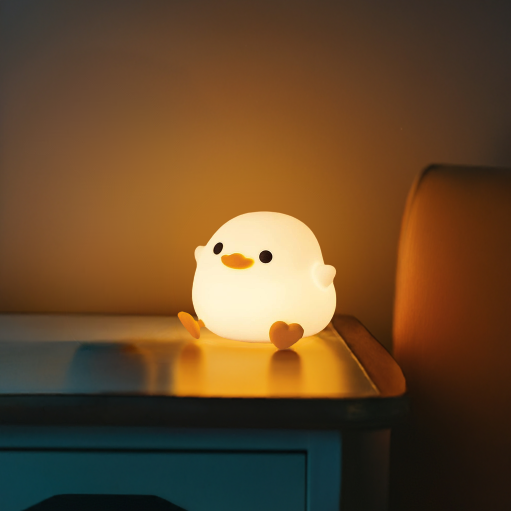 LED ナイトランプ かわいいひよこランプ シリコン ベッド ランプ タッチランプ ミニ