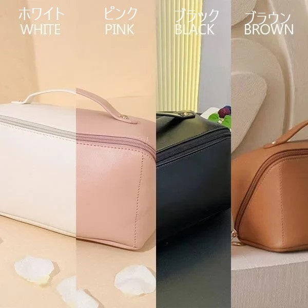 大容量 化粧ポーチ コスメバッグ メイクバッグ コンパクト バッグ