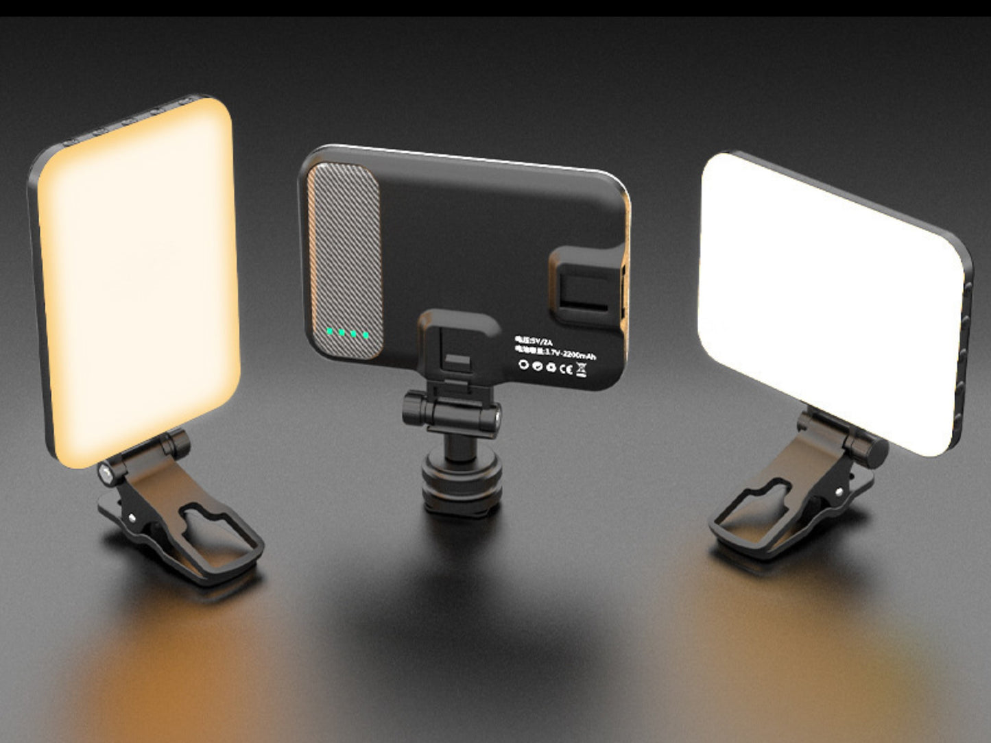 LED ライト スマホ カメラ照明 ipad用 充電式  ポータブル コンパクト携帯