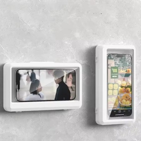 スマホホルダー 浴室防水　電話ホルダー ホーム 壁 電話ケース スタンドボックス