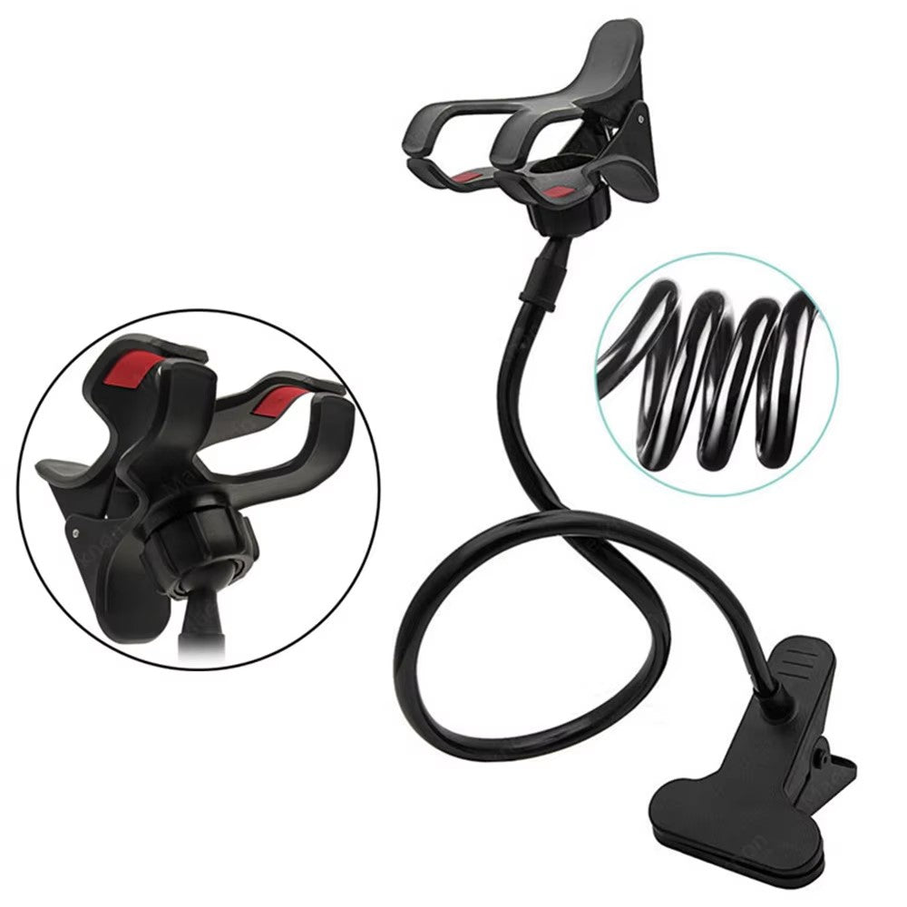 携帯電話 スマホ ホルダースタンド70 センチメートル 360°回転 クリップ