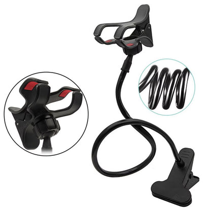 携帯電話 スマホ ホルダースタンド70 センチメートル 360°回転 クリップ
