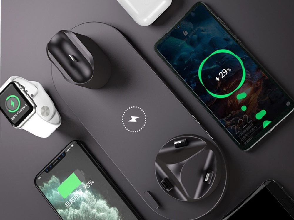 iphone/android対応 QI充電器 iphone 充電器 ワイヤレス アップルウォッチ applewatch充電器