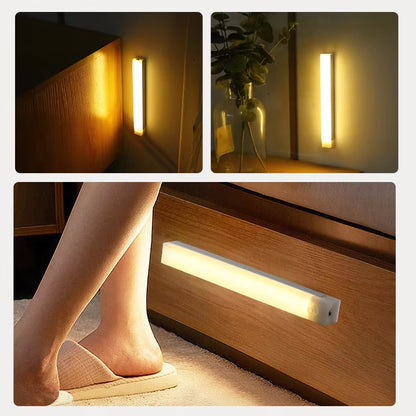 LEDライト ナイトライト　照明　 USB充電　人感センサーライト 持ち運びできるLEDライト