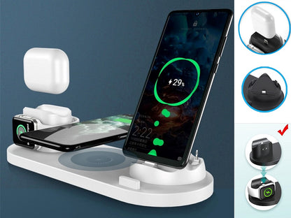 iphone/android対応 QI充電器 iphone 充電器 ワイヤレス アップルウォッチ applewatch充電器