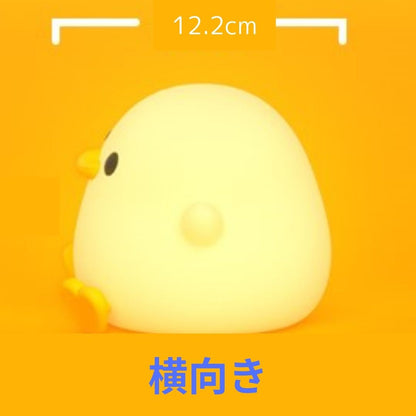 LED ナイトランプ かわいいひよこランプ シリコン ベッド ランプ タッチランプ ミニ