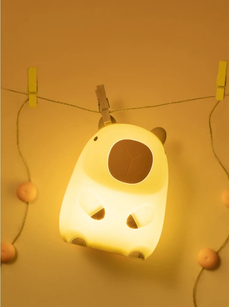 LED ナイトランプ かわいいカピバラのランプ シリコン調光可能 子供 授乳用 間接照明
