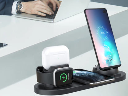 iphone/android対応 QI充電器 iphone 充電器 ワイヤレス アップルウォッチ applewatch充電器