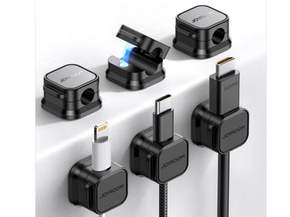 ケーブルクリップ 6パック 磁気ケーブルクリップ 充電に便利 6カラー