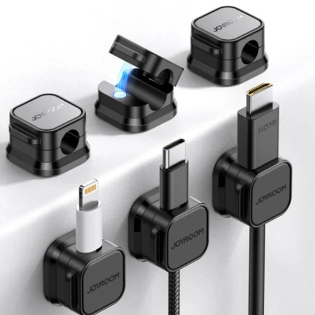 ケーブルクリップ 6パック 磁気ケーブルクリップ 充電に便利 6カラー