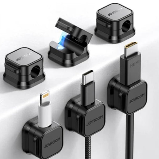ケーブルクリップ 6パック 磁気ケーブルクリップ 充電に便利